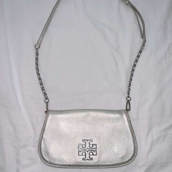 Handbags - Tory Burch silver shoulder bag
